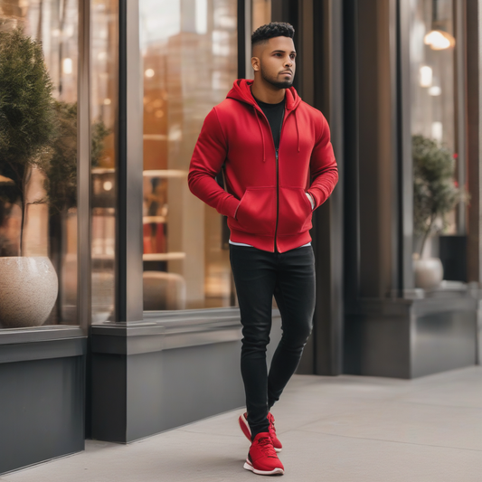 New Fall Men's Trendy Fashion Coat Plus Big Size Loose Style