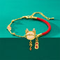 Zodiac Dragon Style Exaggerated And Personalized Trendy Alloy Bracelet