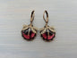 Fashion Jewelry Vintage Dragonfly Pattern Earrings Distressed Moonstone - FLIPSTYLEZLLC