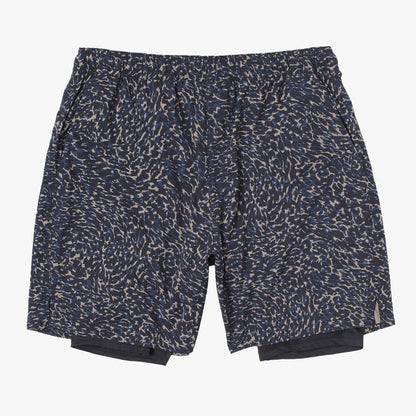 Fitness Summer Sports Casual Solid Color Camouflage Double-layer Shorts Men