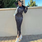 New Tie-dyed Long Sleeve Slim Fit Hot Girl Dress Women