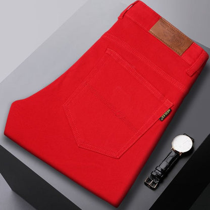Men's Casual Pants Loose Straight-Leg Multi-Color Men's Fashion Business Trend 2026 Style Versatile New Foreign Trade Men's Long Pants