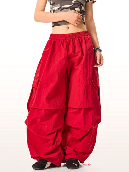 American-Style Casual Long Pants Summer Loose Fit, Large Pockets, Quick-Dry Pants for Men and Women, Couple Straight-Leg Casual Outdoor Pants