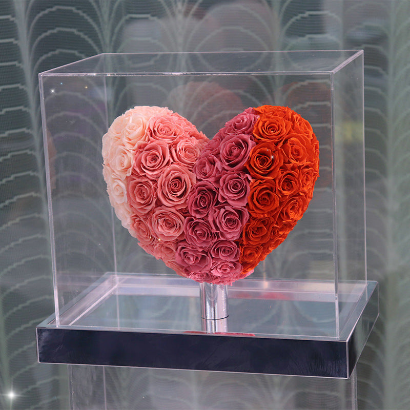 Fashion Simple Love Rose Decoration Gift Box