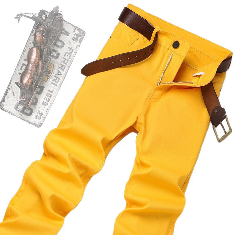 Men's Casual Pants Loose Straight-Leg Multi-Color Men's Fashion Business Trend 2026 Style Versatile New Foreign Trade Men's Long Pants