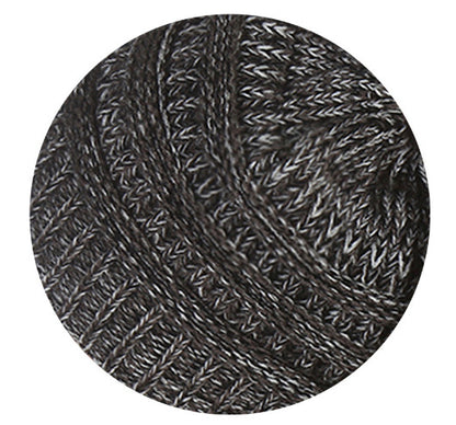 Warm Hat Thickening Not Fleece-lined Knitting Plus Fur Ball