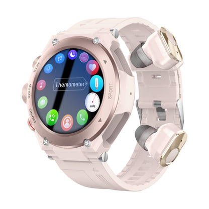 New T92 Smart Watch 2-in-1 TWS Bluetooth Headset Dial Call Local Music Heart Rate Blood Pressure