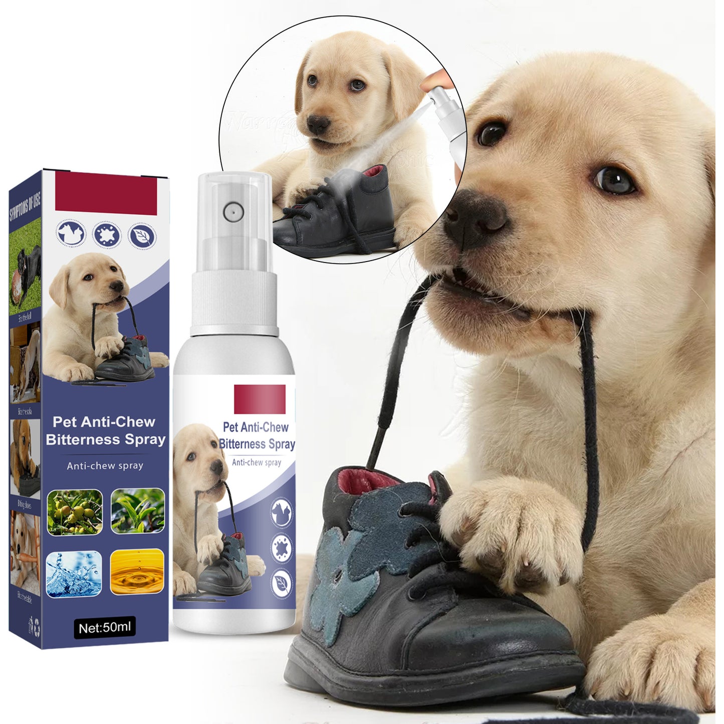 Pet Bitter Anti-bite Spray Dog Scratching Sofa Indoor Long-lasting Eviction