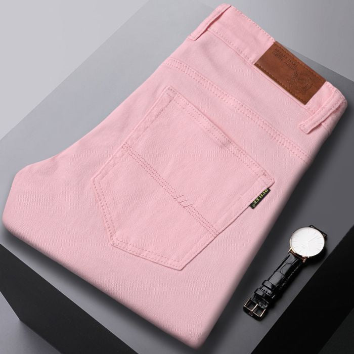 Men's Casual Pants Loose Straight-Leg Multi-Color Men's Fashion Business Trend 2026 Style Versatile New Foreign Trade Men's Long Pants
