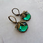 Fashion Jewelry Vintage Dragonfly Pattern Earrings Distressed Moonstone - FLIPSTYLEZLLC