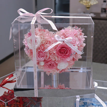 Fashion Simple Love Rose Decoration Gift Box