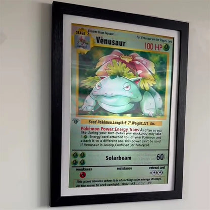 Anime 3D Lenticular Pokemon Poster Charizard/Blastoise/Venusaur Birthday Gifts 3D Flip Picture Room Decoration Art Home Decor