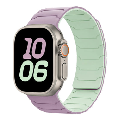 magnetic Strap For Apple Watch Band ultra 2 3 49mm 44mm 40mm 41mm 46mm 42mm 45mm 38 Silicone Bracelet IWatch Series 11 9 8 SE 10