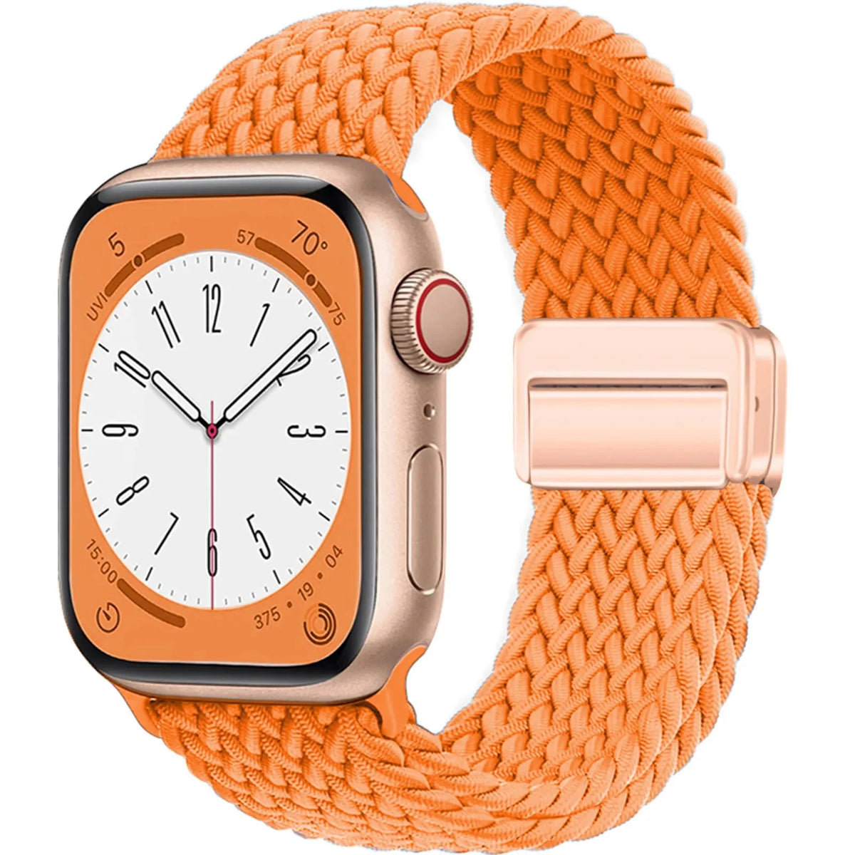 Braided Strap For Apple Watch Bands 40mm 45mm 41mm 44mm 42/46mm 49mm magnetic Bracelet iWatch series se 7 5 6 8 9 10 11 Ultra3 2