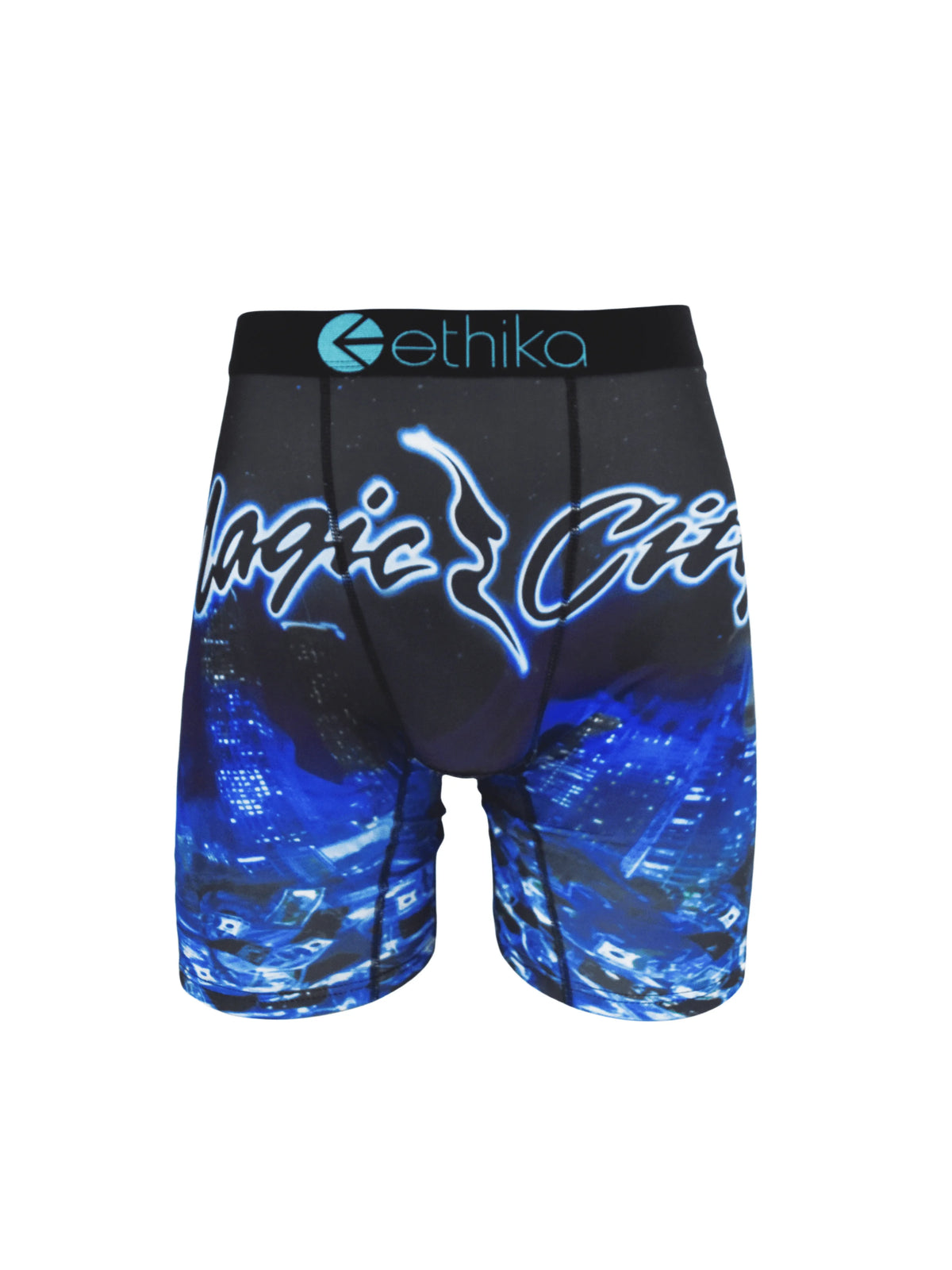 ETHIKA 1Pcs Men Underwear Boxers Breathable Mesh Crotch Man Underpants Plus Size L-3XL Mens Panties Printed Men's Boxers Briefs