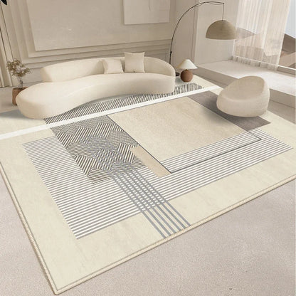 Minimalism Style Carpet Living Room Decoration Fluffy Soft Rugs for Bedroom Abstract Large Plush Rug Home Thickened Floor Mat