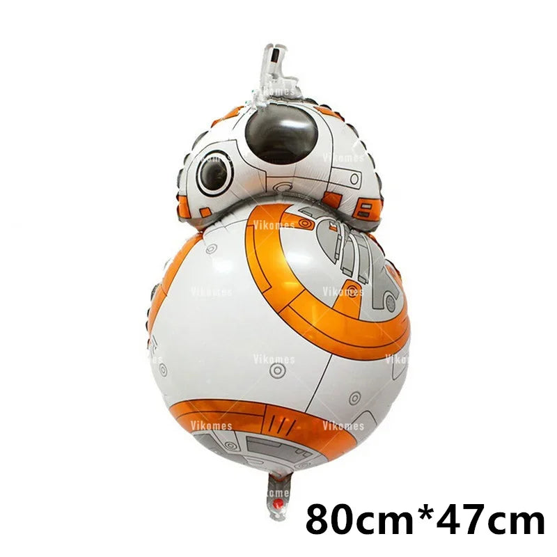 Green Yodaed Latex Balloons Hero Master Robot Foil Ballons Happy Birthday Party Banner Tableware Cake Topper Decoration Kid Toy