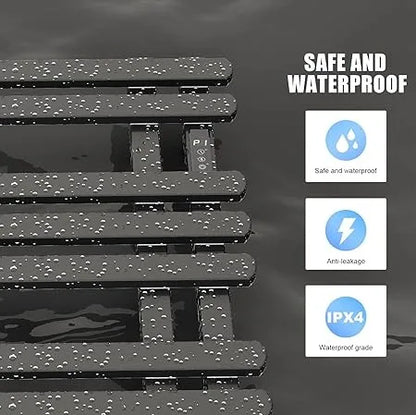 Improving Quality of Life Towel Warmers for Bathroom, Electric Heated Towel Rack, Wall Mounted Waterproof Towel Warmer Rack
