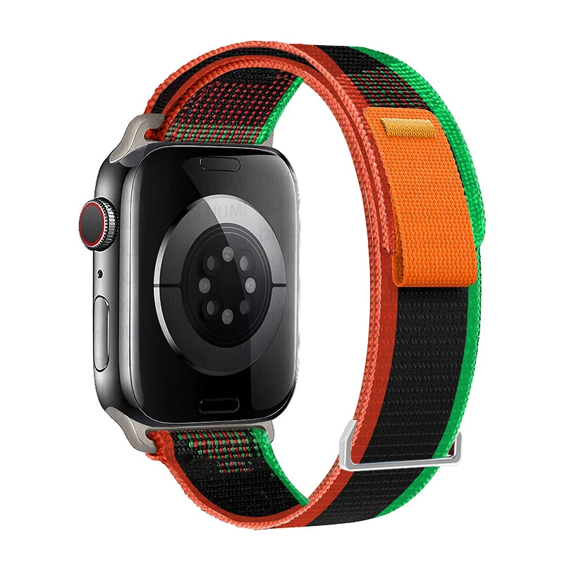 Nylon Trail Loop Strap for Apple Watch Bands 49mm 45 44 42 46 41 40 38mm Bracelet for iWatch Series 11 10 9 8 7 6 5 SE Ultra 3 2