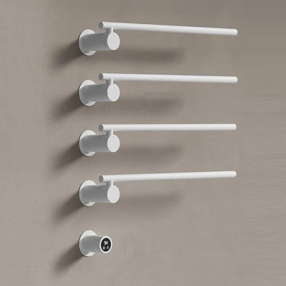 Smart Heated Towel Rack,Bathroom Towel Warmer with Timer, Adjustable Temperature, Rotating Bars,Towel Dryer,Bathroom Towel Rail