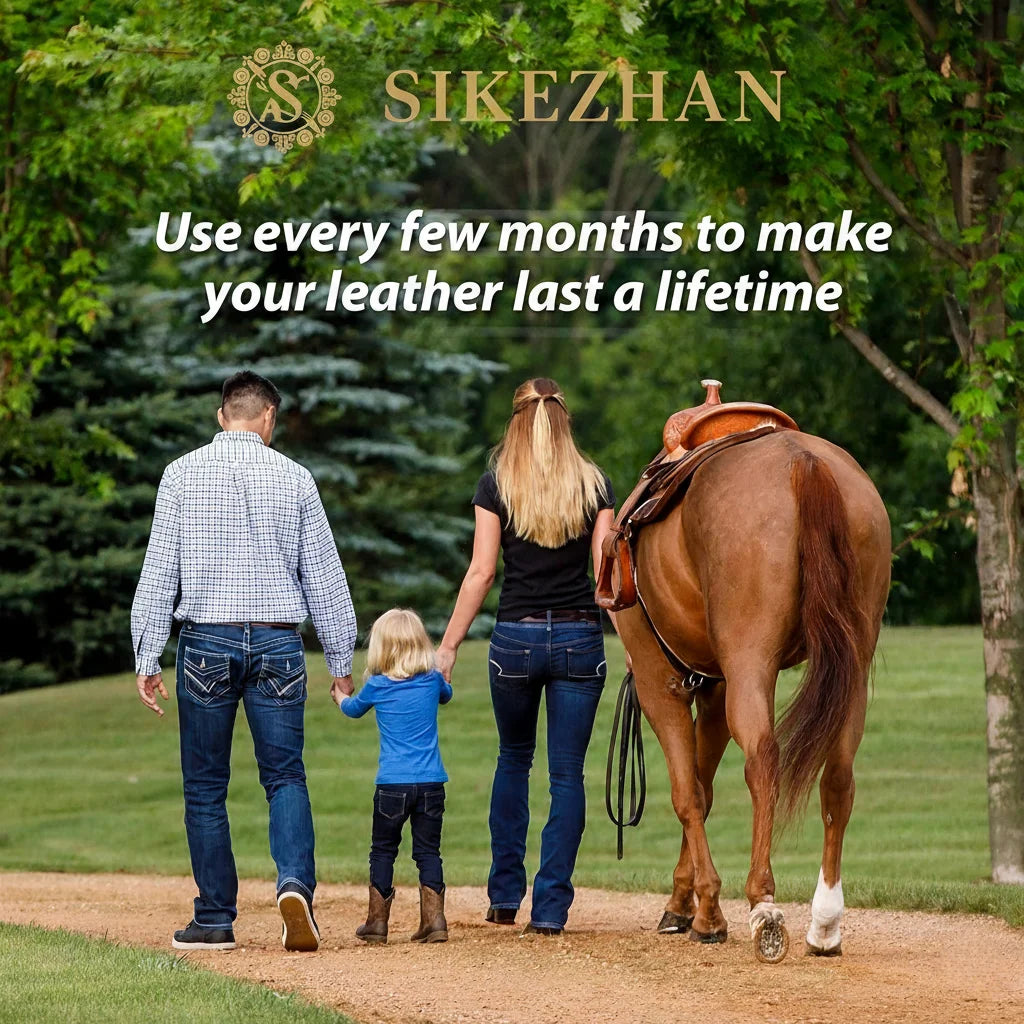 Premium Leather Saddle Cream - Anti-Crack & Waterproof Conditioner for Equestrian Tack, Horse Saddles, Bridles, Boots