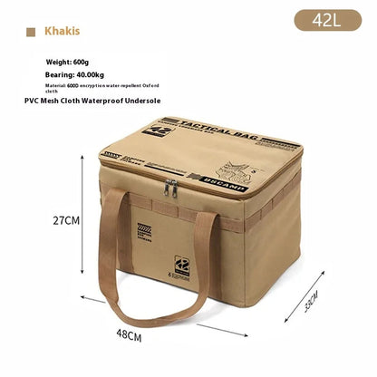 30l/42l/56l Insulated Waterproof Tactical Camping Bag Foldable Outdoor