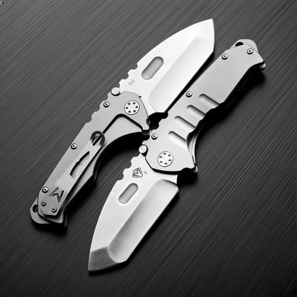 Medford - Heavy-duty Folding Knife, High-hardness D2 Blade, Portable Backpack Camping Travel Knife, Sharp Fruit Knife