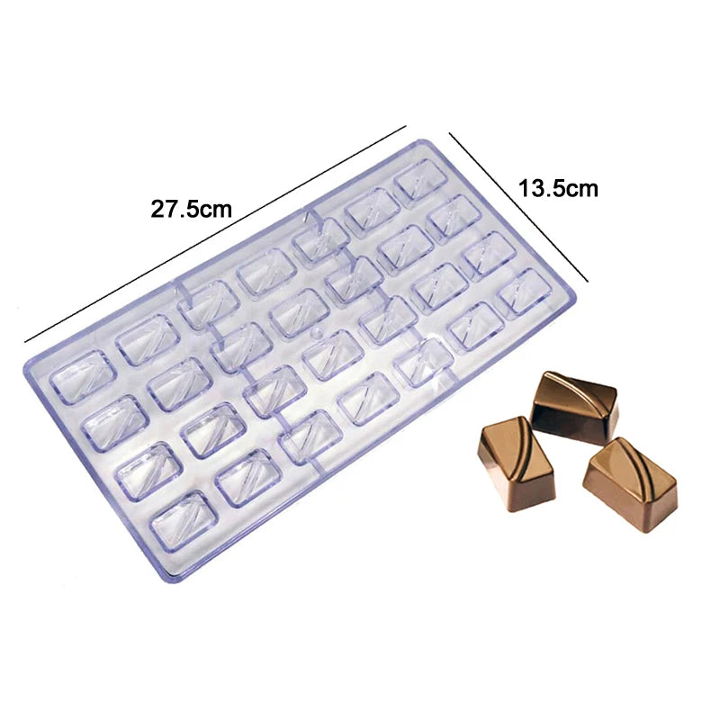 Chocolate Mold Plastic Creative Household Kitchen Baking Tools Food Grade Candy Baking Mold Various Styles DIY Baking Mold TMZ