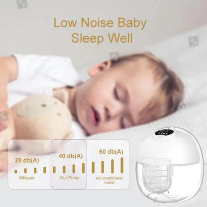 A New Double Breast Pumps 4 Modes 12 Level Portable Hands-Free Silicone Breast Pump S39 Wearables Electric Breast Pumps