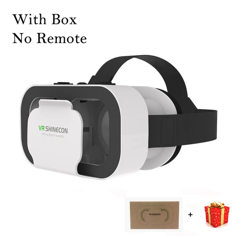 Shinecon VR Glasses 3D Headset Virtual Reality Device Helmet Goggles Lenses Mobile Smartphone Smart Phone Cell Realidade Viar VR