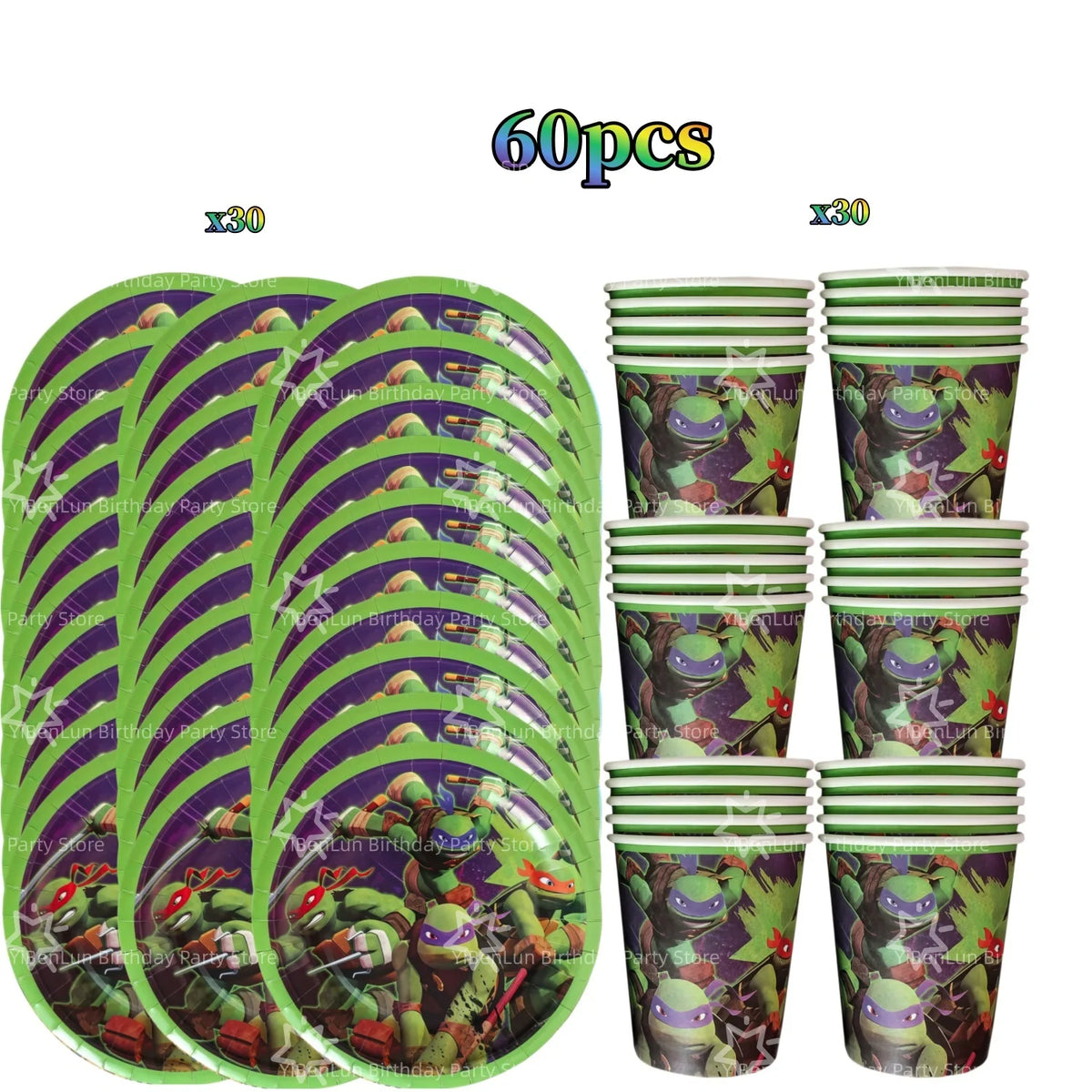 Cartoon Turtles Birthday Party Decorations Tableware Tablecloth Cup Plate Bag Napkins Balloon Baby Shower Turtles Party Favors