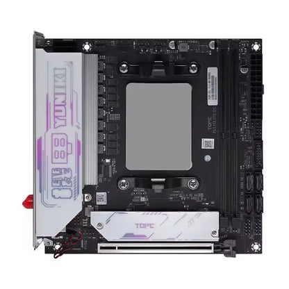 Topton 4-Bay NAS Gaming Motherboard AMD Ryzen 9 8945HX R7 7745HX 2*M.2 NVMe 4*SATA PCIe4.0X16 2.5G LAN WiFi6E Mini ITX Mainboard