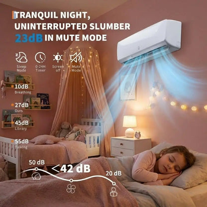 18000 BTU Mini Split Air Conditioner & Heater, 19 SEER2 230V Energy Saving Ductless AC Unit Cools Rooms up to 1250 Sq., Custom