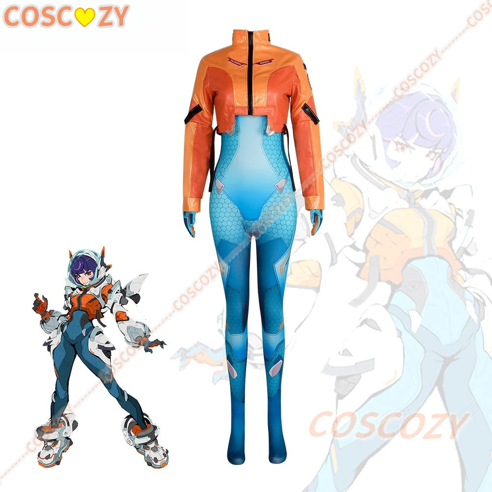Game OW 2 Overwatch Juno Bodysuit Cosplay Costumes Wig Suit Full set Clothes Halloween Woman Girls Carnival Convention Outfit