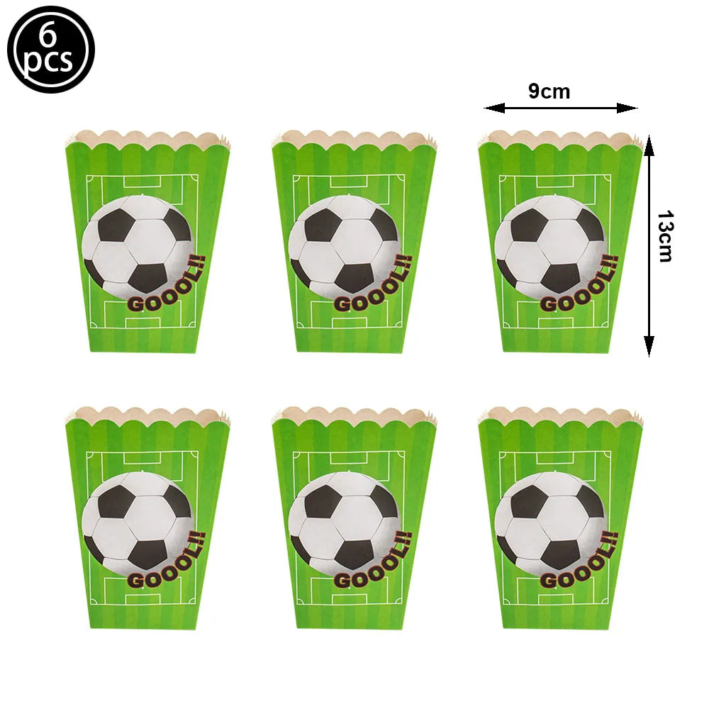 Soccer Ball Cake Topper Decorations Cupcakes Toppers Happy Birthday Sign Decor Football Theme Boy Girl Birthday Party Supplies