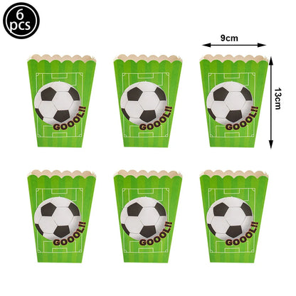 Soccer Ball Cake Topper Decorations Cupcakes Toppers Happy Birthday Sign Decor Football Theme Boy Girl Birthday Party Supplies