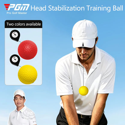 PGM Golf Head Stability Training Tool Portable Golf Swing Trainer Head Posture Correction Practice Golf Training Accessories