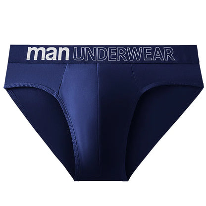 1pcs Men's Sexy Briefs Student Fashion Underwear Men's Panties Breathable Elastic Large Size Male Underpants Letter waist print