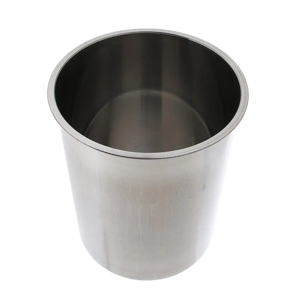 Silver Stainless Steel Ice Bucket with Handle Elegant Champagne Wine Cooler Chiller for Home Party Restaurant Bar