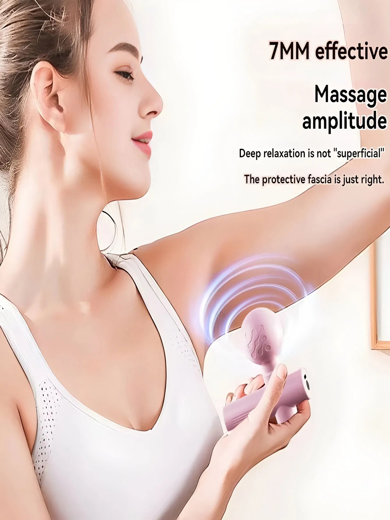 2026 Mini Massage Gun Fascia Machine Muscle Relaxation Vibrating Gun Portable Rod Massage Neck Body Fascia Gun Rechargeable