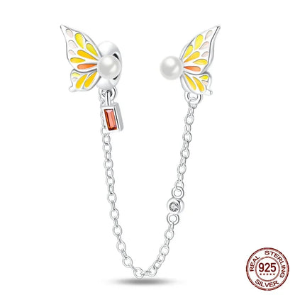 925 Sterling Silver Fashion Bee Honey Jar Sunflower Autumn Series