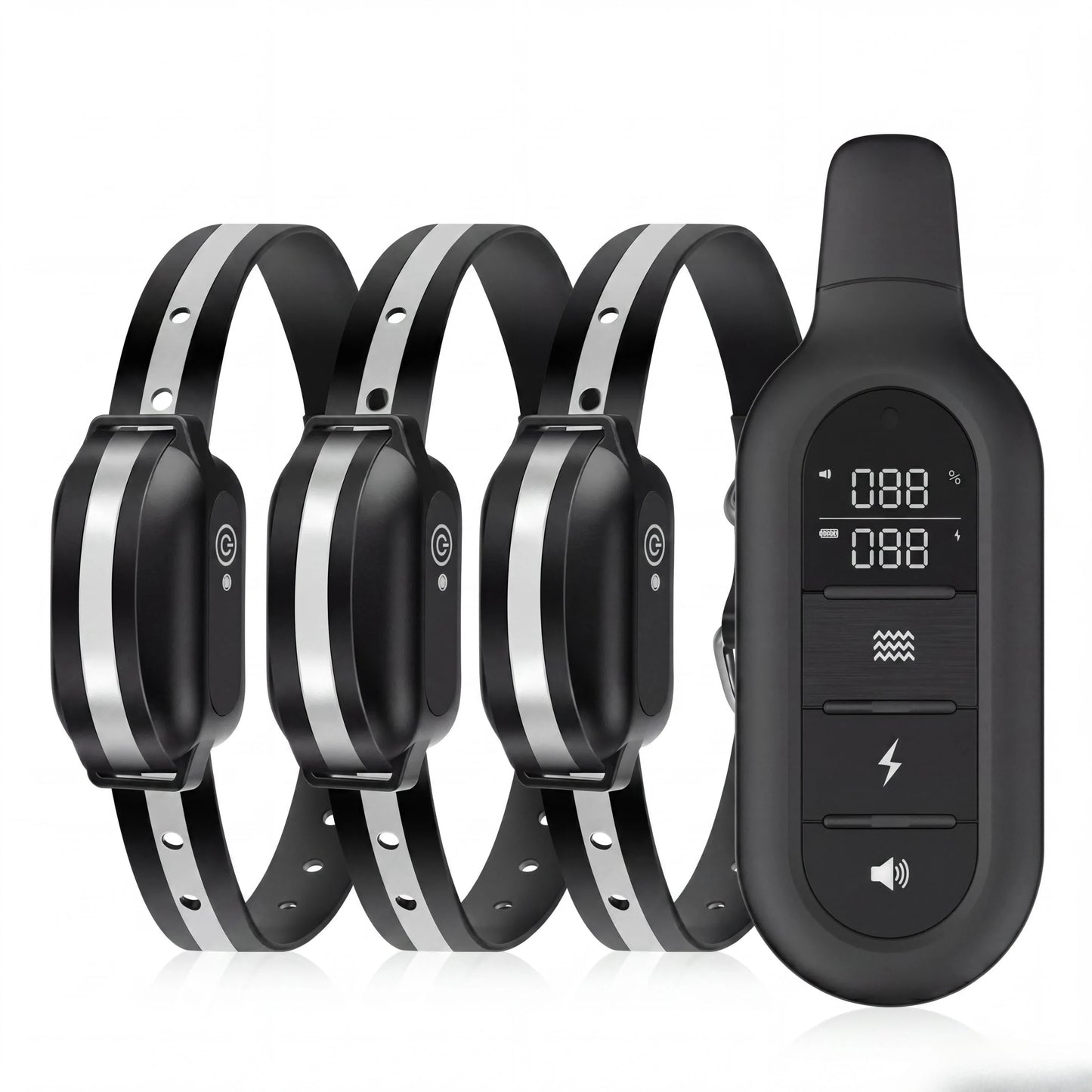 1000M Dog Training Collar Remote Control, Waterproof Rechargeable Dog Bark Collar with Shock Vibration Modes for All Dogs