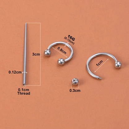 Sterile Body Piercing Tool Kit Surgical Steel Piercing Needles Clamp Pliers Gloves Set Pull Pin Lead Tool Lip Nose Belly Jewelry