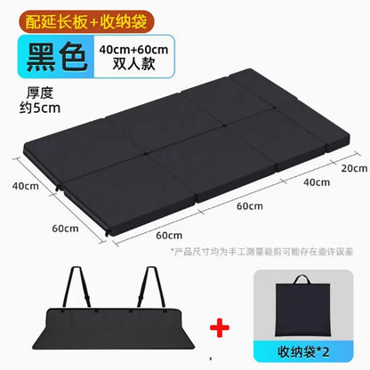 Folding Camping Bed Portable With Mattress For Car SUV Space Saving Foldable Cot For Adults Outdoor Travel Home Office Nap