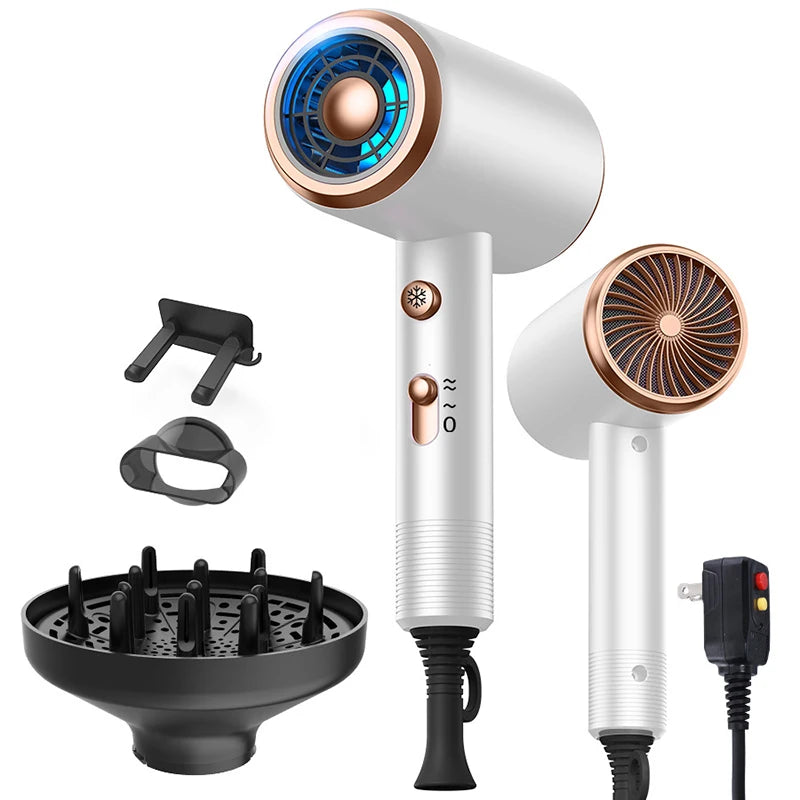 5 in 1 Professional Hair Dryer Powerful with Hot and Cold Air