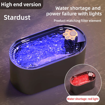 Pets Water Fountain Intelligent Water Dispenser USB Electric Mute Cat Drinker 3L LED Light Ultra-Quiet Pet Automatic Drinker