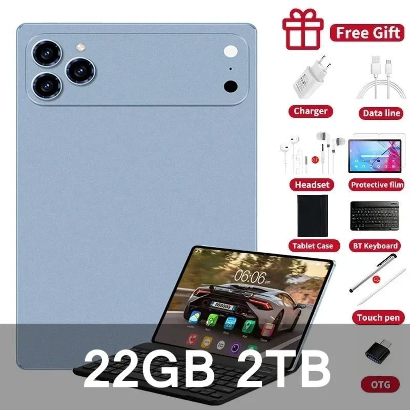 iPad 17 Pro Max SIM 16GB 11.6inch Tablet Dual 1TB MTK G99 5G Dual Card Video Android16 4K HD call WIFI MI Global Version PC AC37