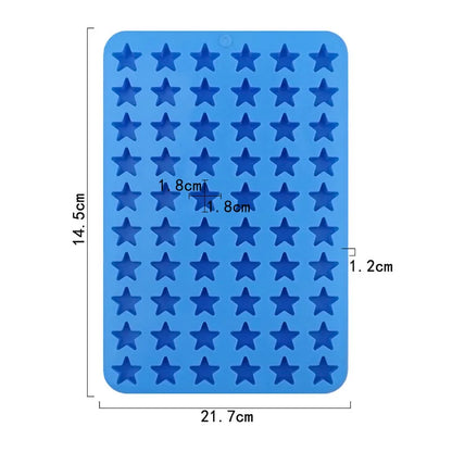 Star Candy Silicone Molds For Gummy Chocolate Keto Snack Ice Cube Tray Caramels Cake Cupcake Topper Dog Pet Treats Wax Melts