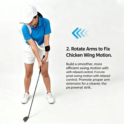 Golf Arm Swing Trainer, the prosendr widener, Golf swing width trainer, arm swing posture improve device, Suitable for practice