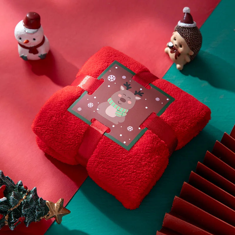 Christmas Face Towel, , Souvenir, Creative Gift Towel, Soft and Highly Absorbent Pure Cotton Material, Perfect for  Bathroom